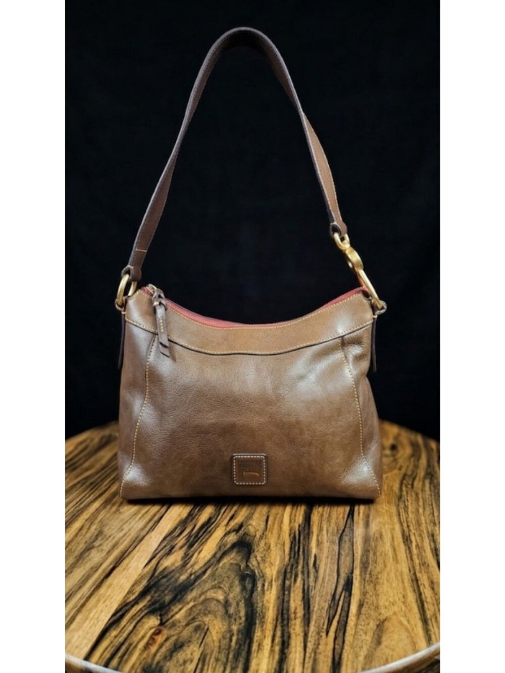 Dooney & Bourke Florentine Leather Cassidy Hobo Shoulder Bag
